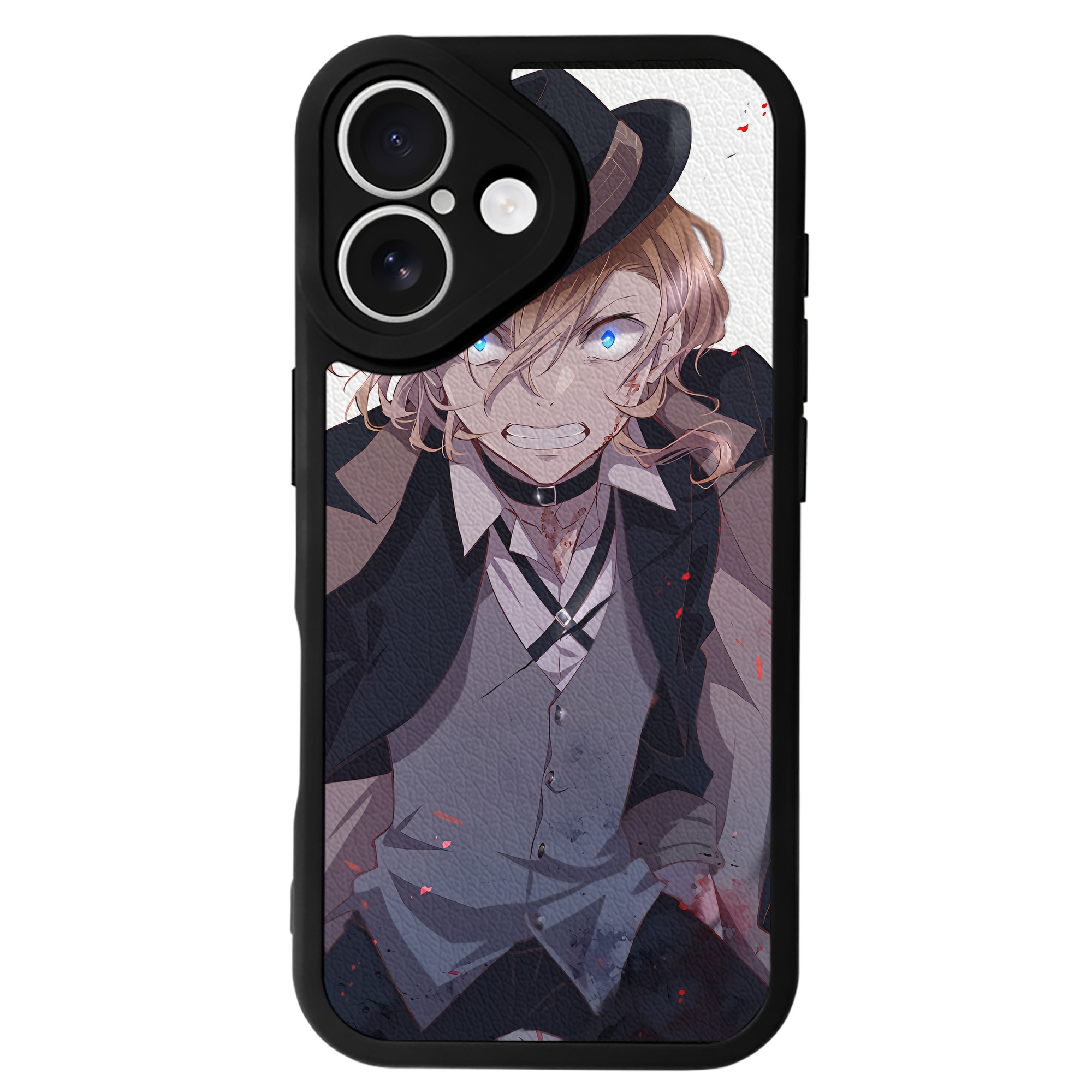 （画像用） 文豪ストレイドッグス Bungo Stray Dogs 【iPhone 16シリーズ対応】シリコンスマホケース（レザー調） 材質：シリコン